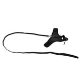 Maxbell Hamster Rabbit Guinea Pig Rat Ferret Breathable Mesh Harness Leash Black L