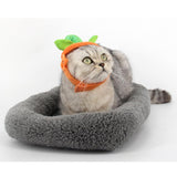 Maxbell Halloween Pumpkin Cat Hat Small Pet Dog Ornament Halloween Trick Treat Cap 2