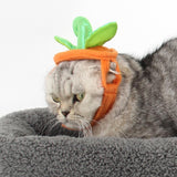 Maxbell Halloween Pumpkin Cat Hat Small Pet Dog Ornament Halloween Trick Treat Cap 2