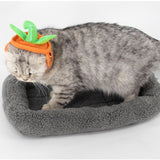 Maxbell Halloween Pumpkin Cat Hat Small Pet Dog Ornament Halloween Trick Treat Cap 2