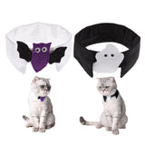 Maxbell 2Pcs Pet Bowtie Dog Cat Adjustable Bow Tie Neck Tie Pet Costume Collar Bat