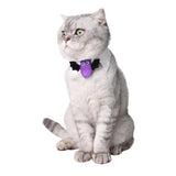 Maxbell 2Pcs Pet Bowtie Dog Cat Adjustable Bow Tie Neck Tie Pet Costume Collar Bat