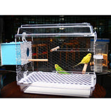 Maxbell Pet Bird Parrot Hatching Breeding Box Nest House for Small Animals Blue