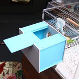 Maxbell Pet Bird Parrot Hatching Breeding Box Nest House for Small Animals Blue