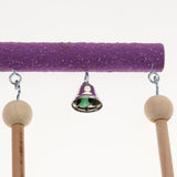 Maxbell Parrot Bird Wooden Perches Stand Rest Swing for Pet Bird Cage Decoration