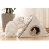 Maxbell Pet House Cat Climbing Frame Nest Scratchboard Pet Grinding Claw Toy Gray L