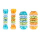 Maxbell Pet Dogs Tooth Cleaning Chews Toy Rubber Training Playing Toy Blue S