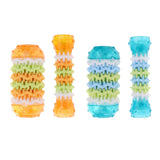 Maxbell Pet Dogs Tooth Cleaning Chews Toy Rubber Training Playing Toy Blue S