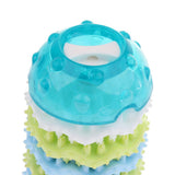 Maxbell Pet Dogs Tooth Cleaning Chews Toy Rubber Training Playing Toy Blue M