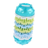 Maxbell Pet Dogs Tooth Cleaning Chews Toy Rubber Training Playing Toy Blue M