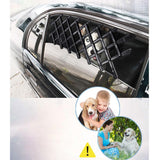 Maxbell Pet Dog Safety Fence Travel Car Window Grill Vent Ventilator Guard Mesh Small