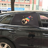 Maxbell Foldable Safety Pet Window Pet Dog Hang Out Car Window Shade  Birthday Cap