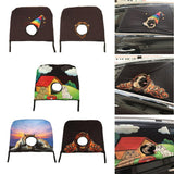 Maxbell Foldable Safety Pet Window Pet Dog Hang Out Car Window Shade  Birthday Cap