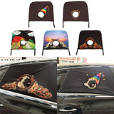 Maxbell Foldable Safety Pet Window Pet Dog Hang Out Car Window Shade  Birthday Cap