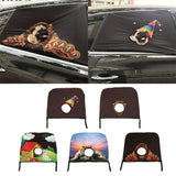 Maxbell Foldable Safety Pet Window Pet Dog Hang Out Car Window Shade  Birthday Cap