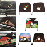 Maxbell Foldable Safety Pet Window Pet Dog Hang Out Car Window Shade  Birthday Cap