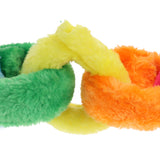 Maxbell Bird Cage Hanging Rope Toy - Parrot Nine Rings With Rainbow Color Rope Perch