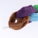 Maxbell Bird Cage Hanging Rope Toy - Parrot Nine Rings With Rainbow Color Rope Perch