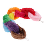 Maxbell Bird Cage Hanging Rope Toy - Parrot Nine Rings With Rainbow Color Rope Perch