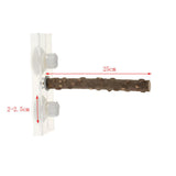 Maxbell Portable Parakeet Cockatiel Standing Chew Toy Bird Parrot Perch Stand Rod 25cm