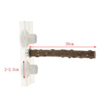 Maxbell Portable Parakeet Cockatiel Standing Chew Toy Bird Parrot Perch Stand Rod 20cm