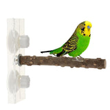 Maxbell Portable Parakeet Cockatiel Standing Chew Toy Bird Parrot Perch Stand Rod 30cm