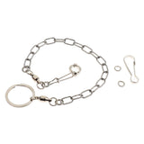 Maxbell Pet Bird Leash Parrot Foot Chain Stainless Steel Training Anklet Ring 09