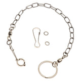 Maxbell Pet Bird Leash Parrot Foot Chain Stainless Steel Training Anklet Ring 09