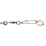 Maxbell Pet Bird Leash Parrot Foot Chain Stainless Steel Training Anklet Ring 12