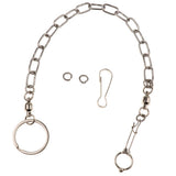 Maxbell Pet Bird Leash Parrot Foot Chain Stainless Steel Training Anklet Ring 12