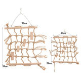 Maxbell Bird Climbing Net Hamster Hammock Small Animal Activity & Climbing Toy S
