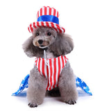 Maxbell Pet Dog Cat American Flag Party Female Suit Costume Fancy Dress Outfit S