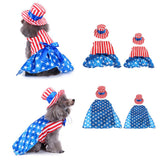 Maxbell Pet Dog Cat American Flag Party Female Suit Costume Fancy Dress Outfit S