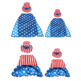 Maxbell Pet Dog Cat American Flag Party Female Suit Costume Fancy Dress Outfit S