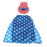 Maxbell Pet USA Flag Style Small Male Dog Hat Clothes Pet Puppy Cat Costume Apparel S