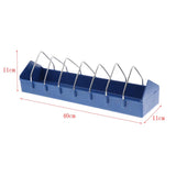 Maxbell Bird Water Feeding Cage Outdoor Feeding Trough Storage Feed Supplies Blue