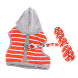 Maxbell Pet Cat Kitten Adjustable Harness Walking Lead Leash Chest Strap  Orange S