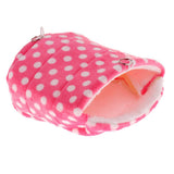 Maxbell Pet Triangle Hammock Parrot Bird Small Animal House Warm Hut Nest Pink L