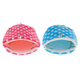 Maxbell Pet Triangle Hammock Parrot Bird Small Animal House Warm Hut Nest Pink L