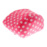 Maxbell Pet Triangle Hammock Parrot Bird Small Animal House Warm Hut Nest Pink L