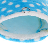 Maxbell Pet Triangle Hammock Parrot Bird Small Animal House Warm Hut Nest Blue L