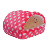 Maxbell Pet Triangle Hammock Parrot Bird Small Animal House Warm Hut Nest Pink XL