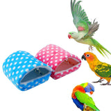 Maxbell Pet Triangle Hammock Parrot Bird Small Animal House Warm Hut Nest Pink XL
