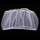 Maxbell Bird Cage Net Cover Mesh Bird Seed Catcher Guard Net Cover Shell Skirt Trap Whte L