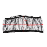 Maxbell Bird Cage Net Cover Mesh Bird Seed Catcher Guard Net Cover Shell Skirt Trap Black L