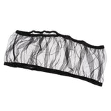 Maxbell Bird Cage Net Cover Mesh Bird Seed Catcher Guard Net Cover Shell Skirt Trap Black L