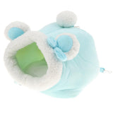 Maxbell Small Pet Dwarf Hamster Guinea Pig Bed House Pets Winter Warm Sleeping Nest Blue L