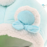 Maxbell Small Pet Dwarf Hamster Guinea Pig Bed House Pets Winter Warm Sleeping Nest Blue L