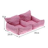 Maxbell Hamster Mice Sofa Bed Soft Warm Cushion for Small Animal - Sleeping Mat Pad