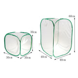 Maxbell Foldable Insect Butterfly Habitat Net Terrarium Breeding Cage 30x30x30cm